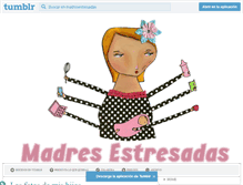 Tablet Screenshot of madresestresadas.com
